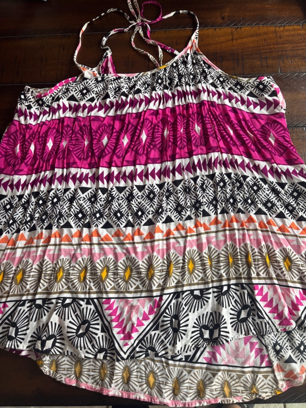 Old navy Print Pink Strappy Women’s Tank Top